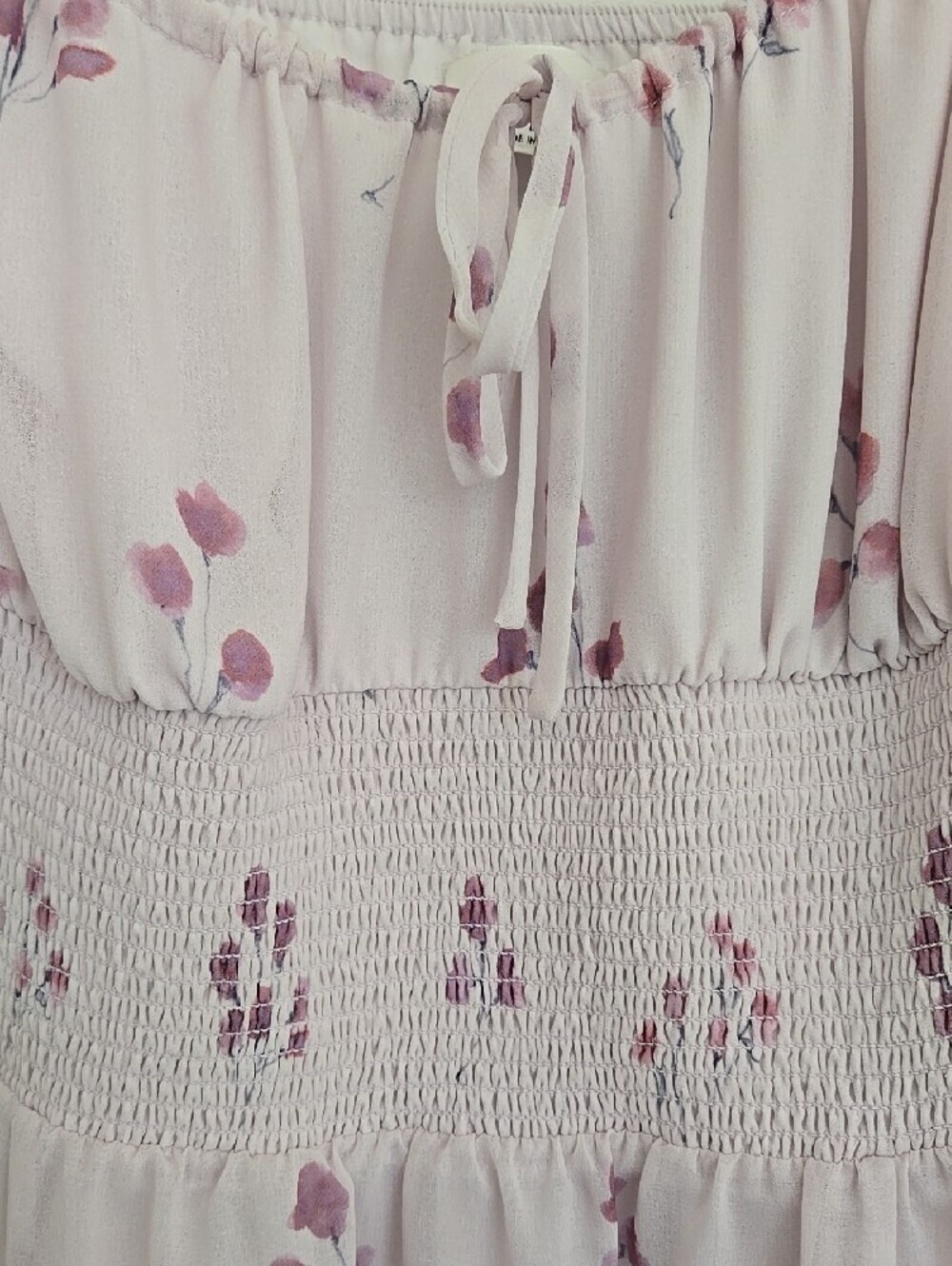Wilfred Genoa Dress Bone/Plum floral colorway Size L - Picture 6 of 13